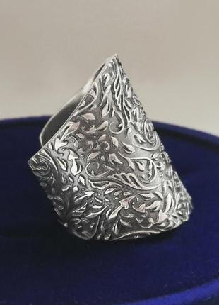 Серебряное кольцо султан 303к