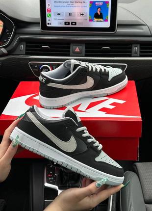 Nike sb dunk low pro black gray new