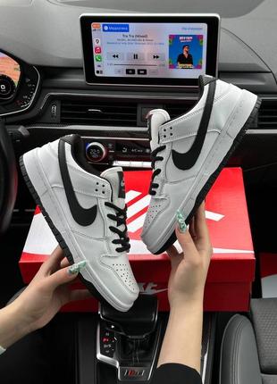 Жіночі кросівки nike sb dunk low pro white black найк