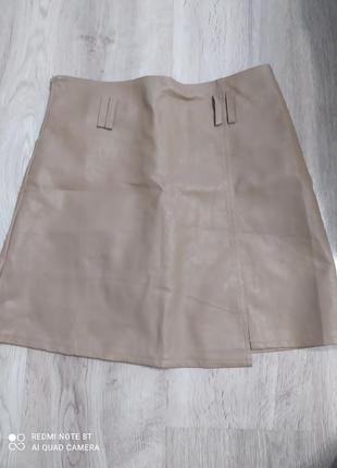 Кожаная юбочка