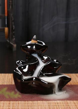 Підставка "рідкий дим" кераміка "зиг заг