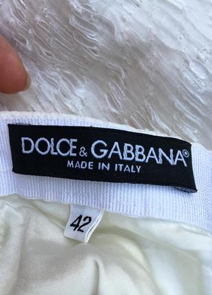 Красивая,фактурная,шелковая юбка-карандаш,люкс бренд,оригинал,dolce&gabbana,италия4 фото