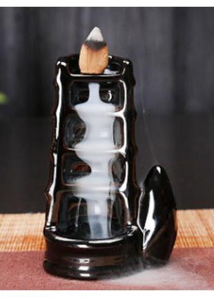 Підставка "рідкий дим" кераміка "зріз бамбука"