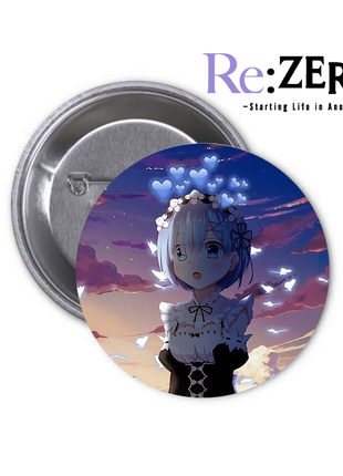 Значок аніме rezero re zero  − starting life in anothe життя в альтернативному світі з нуля rem