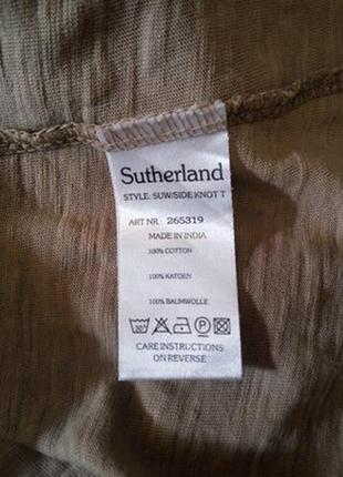 Sutherland . интересная футболка туника . хлопок . большой размер .4 фото