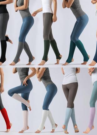 Митенки в рубчик коричневые рукава гетры на руки перчатки без пальцев вязаные шоколад рукавицы