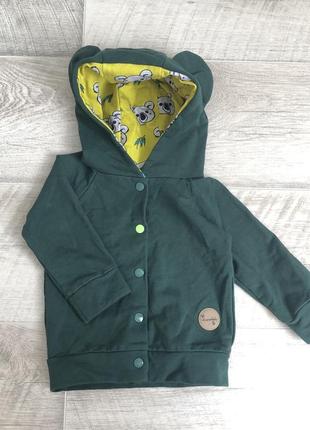 Dressupbaby кофта куртка 74см курточка светр на кнопках худі1 фото