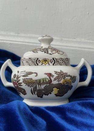 Вінтажна порцелянова цукерниця від відомого бренду посуду wood and son,