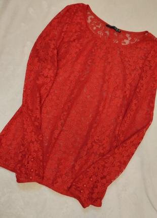 Кофта гіпюрова блуза