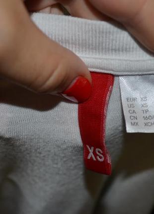 Xs h&m красивая фирменная яркая мягкая футболка с модным принтом бульдожка7 фото