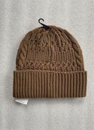 Новая зимняя шапка calvin klein ( ck medium horn knit cuff beanie hat ) с америки4 фото
