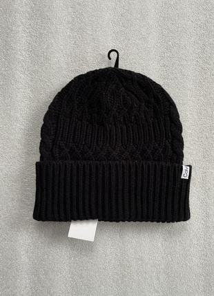 Новая зимняя шапка calvin klein ( ck black knit cuff beanie hat ) с америки3 фото