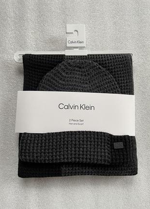 Новий набір шарф + шапка calvin klein (ck set scarf+hat) з америкари3 фото