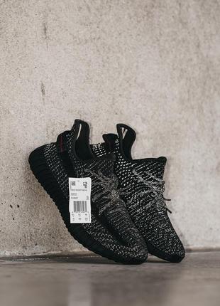 Мужские кроссовки adidas yeezy boost 350 black reflective 40-41-42-43-44