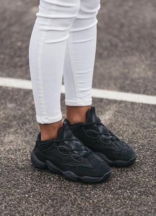 Мужские кроссовки adidas yeezy boost 500 black 40-41-42-43-448 фото
