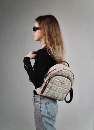 Рюкзак жіночий в стилі michael kors backpack8 фото