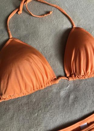 Трендовий купальник оранжевого кольору3 фото