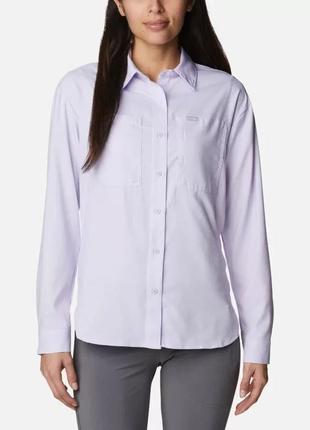Женская рубашка с длинным рукавом silver ridge utility columbia sportswear