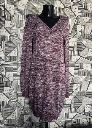 Меланжевый брендовый кардиган- накидка impuls viini valk.