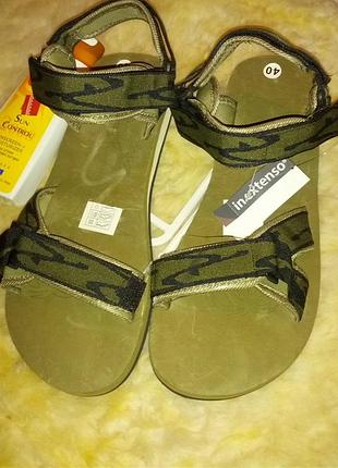 Супер комфорт и легкость!спортивного типа сандалии на липучках,43-44разм,стелька-29см.