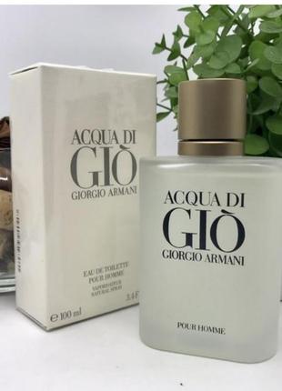 Giorgio armani acqua di gio pour homme туалетная вода 100 ml армани аква диджио пурпур хом мужские духи парфюма