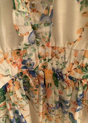 Платье zimmermann с цветочным принтом, в наличии9 фото