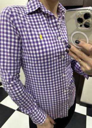 Ralph lauren sport стильна рубашка в клітинку