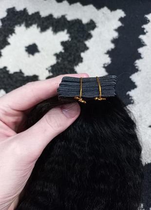 Волосы тресса тресса тресса тресса тресса волоса хвост на клентах кленточки наращивания черное