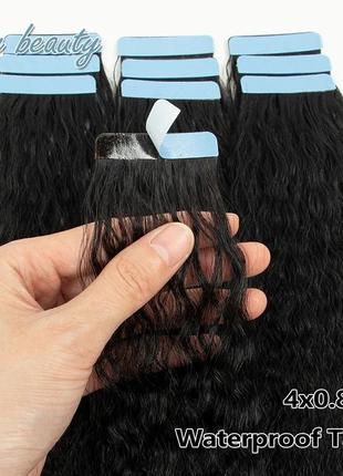 Волосы тресса тресса тресса тресса тресса волоса хвост на клентах кленточки наращивания черное