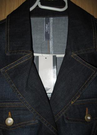 .новая джинсовая стрейч. куртка "clamal" р. 462 фото