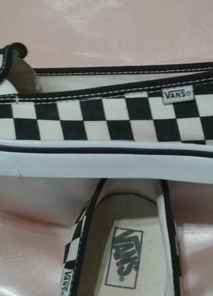 Слипоны vans графическом дизайне "шахматка" в стиле унисекс1 фото