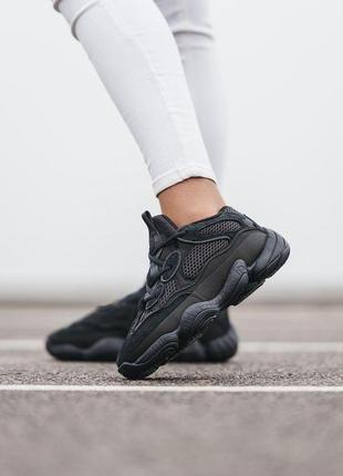 Мужские кроссовки adidas yeezy boost 500 black 41-441 фото