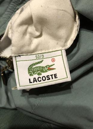 Lacoste бомбер винтажный двусторонний5 фото