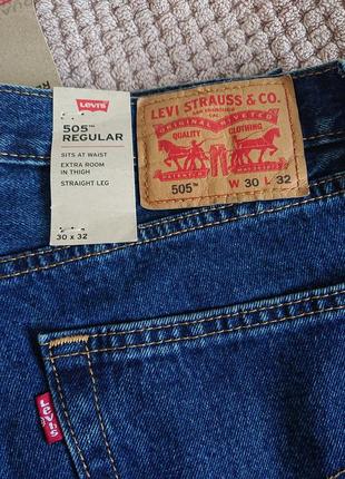 Джинсы мужские levis 505. w30 l32. оригинал!!!!2 фото