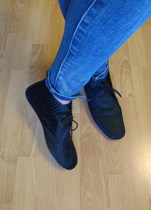 Шкіряні черевики,хутрові черевики,поні,перфорація