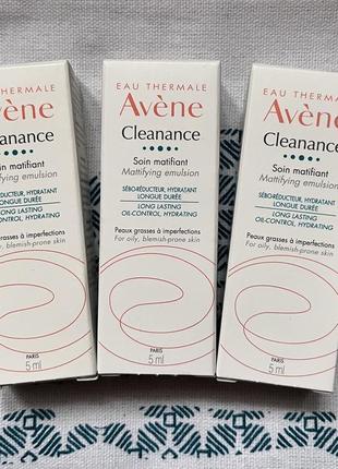 Avene cleanance mattifying emulsion матирующая эмульсия для жирной, проблемной и склонной к высыпаниям кожи лица