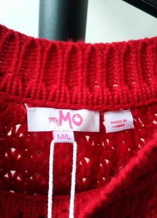 Женский вязаный джемпер свитер mymo нитевичка5 фото