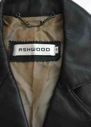 Крутой кожаный плащ тренчкот ashwood 100% натуральная мягкая кожа!8 фото