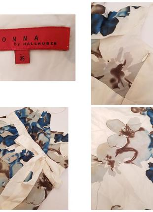 Donna by hallhuber! роскошное нарядное платье#сарафан цветы натуральный шелк + хлопок8 фото