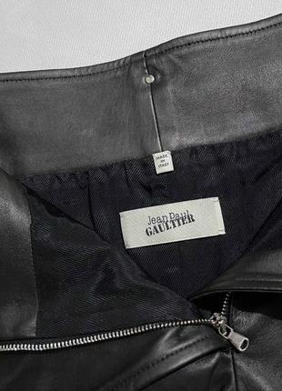 Jean paul gaultier, оригинал кожаные шорты стрrp 1395 start7 фото