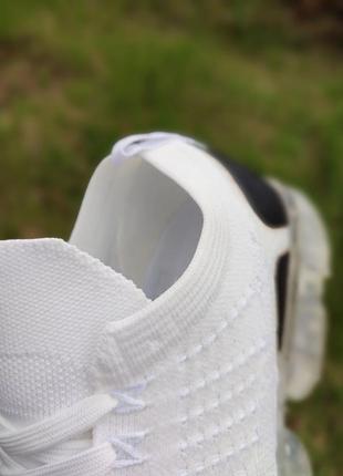 Большие размеры белые кроссовки кеды слипоны мокасины на прозрачной подошве батал 40 р 41 р 42 р 43 р 44 р5 фото