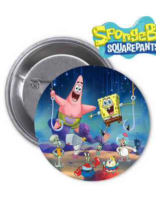 Значок spongebob squarepants губка боб квадратні штани спанч боб