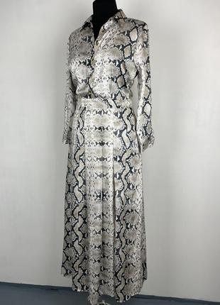Платье со змеиным принтом koton m м1 фото