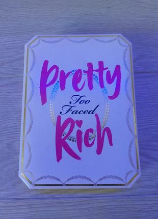 Too faced prettyí eye shadow palette палетка теней для век