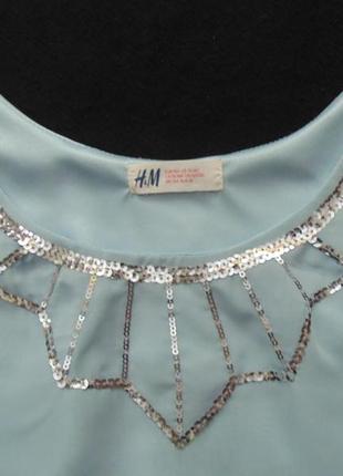 Шикарное нарядное шифоновое платье h&m.mега выбор обуви и одежды!6 фото