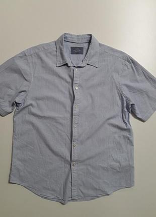 Фирменная легкая рубашка l