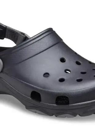 Сабо crocs classic all terrain clog  черные  black