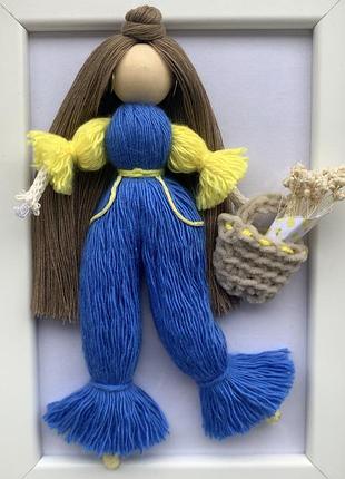 Подарункова інтер’єрна лялька. кукла ручної роботи. мотанка. оберіг