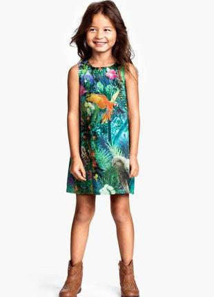 5-6років.яскраве легке плаття h&m.мега вибір взуття та одягу