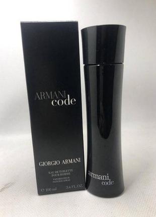 Туалетна вода giorgio armani armani code 100 мл